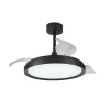 Loftventilatorer ^ Mantra Iluminación LED-loftventilator Mistral, sort, DC, lydsvag Ø 106 cm CCT