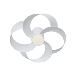 Loftventilatorer ^ Mantra Iluminación LED-loftventilator Rose hvid DC-motor støjsvag Ø 65 cm CCT