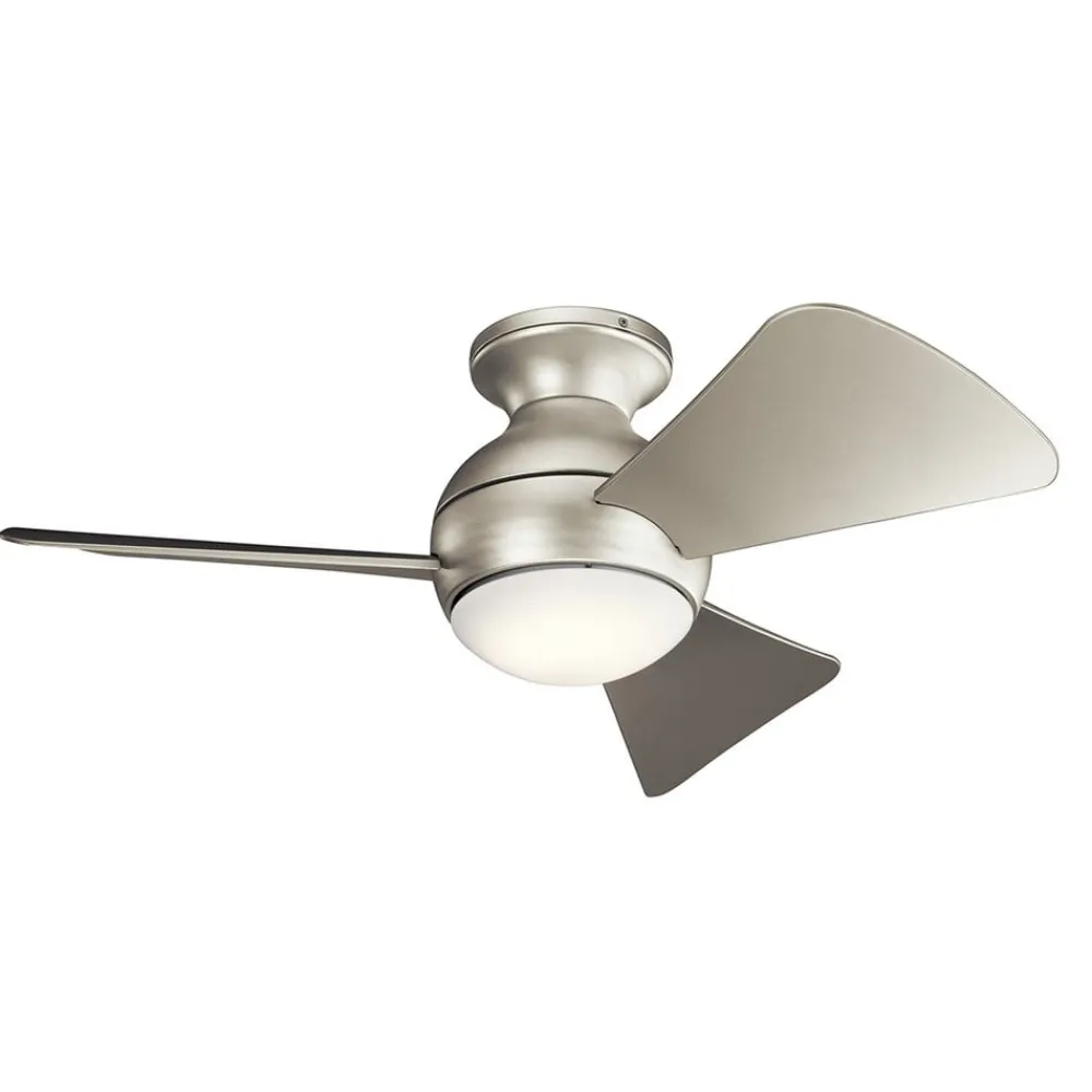 KICHLER Loftventilatorer > LED-loftventilator Sola, IP23 nikkel