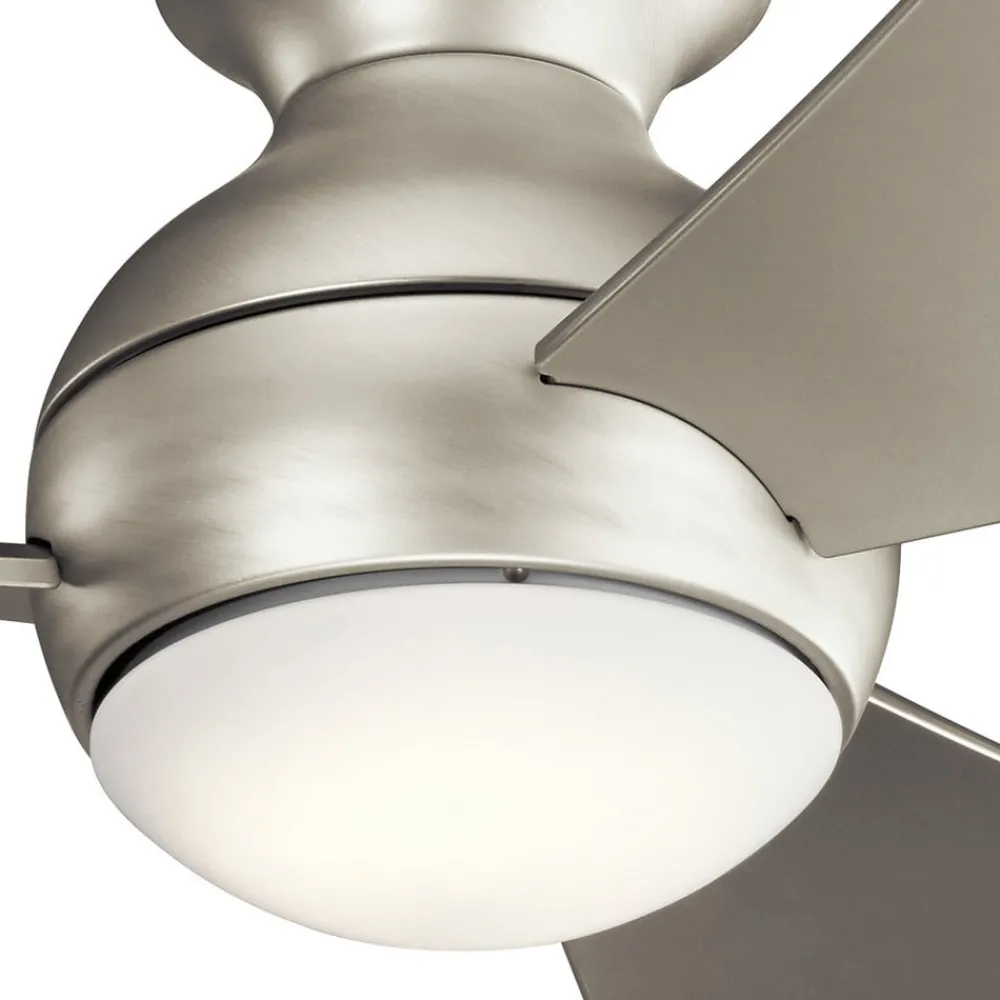 KICHLER Loftventilatorer > LED-loftventilator Sola, IP23 nikkel