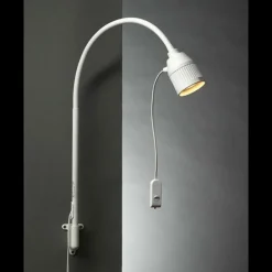 SIS-Licht Væglamper > LED-læselampe ved sengen med fleksibel arm og rødt lys