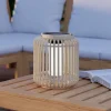 EGLO Solcellelamper > LED-lygte Marliano, lys træ, træ