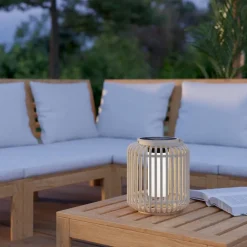 EGLO Solcellelamper > LED-lygte Marliano, lys træ, træ