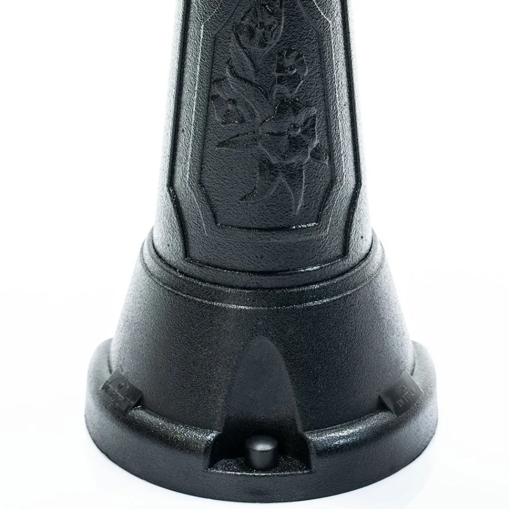 Lygtepæle ^ Fumagalli LED-lygtepæl Artu Rut, saltvandsresistent, IP55