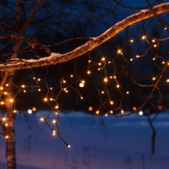 Markslöjd Dekorationsbelysning|Julelys Udendørs > LED-lysforhæng Chrissline Extra, 100 LED'er, 2.300 K