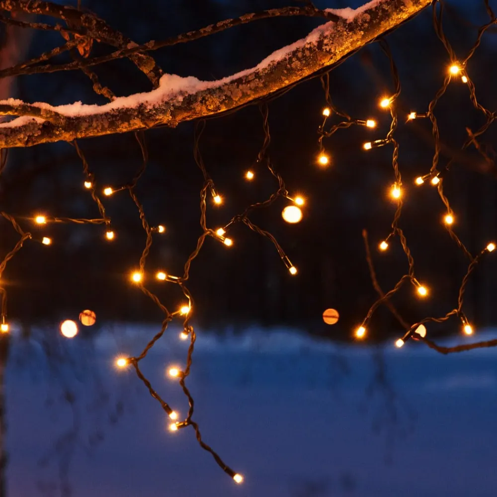 Markslöjd Dekorationsbelysning|Julelys Udendørs > LED-lysforhæng Chrissline Extra, 100 LED'er, 2.300 K