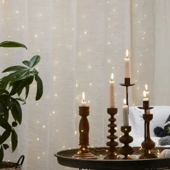 Dekorationsbelysning|Julepynt ^ STAR TRADING LED-lysgardin Dew Drop, højde 100 cm