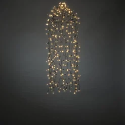 Julepynt|Lysnet, Lysforhæng ^ Konstsmide Christmas LED-lysgardin vandmand 2.600K 400 LED'er 95x30cm