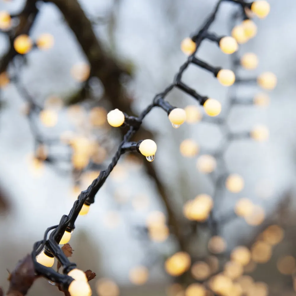 STAR TRADING Dekorationsbelysning > LED-lyskæde Berry Mini med timerfunktion hvid