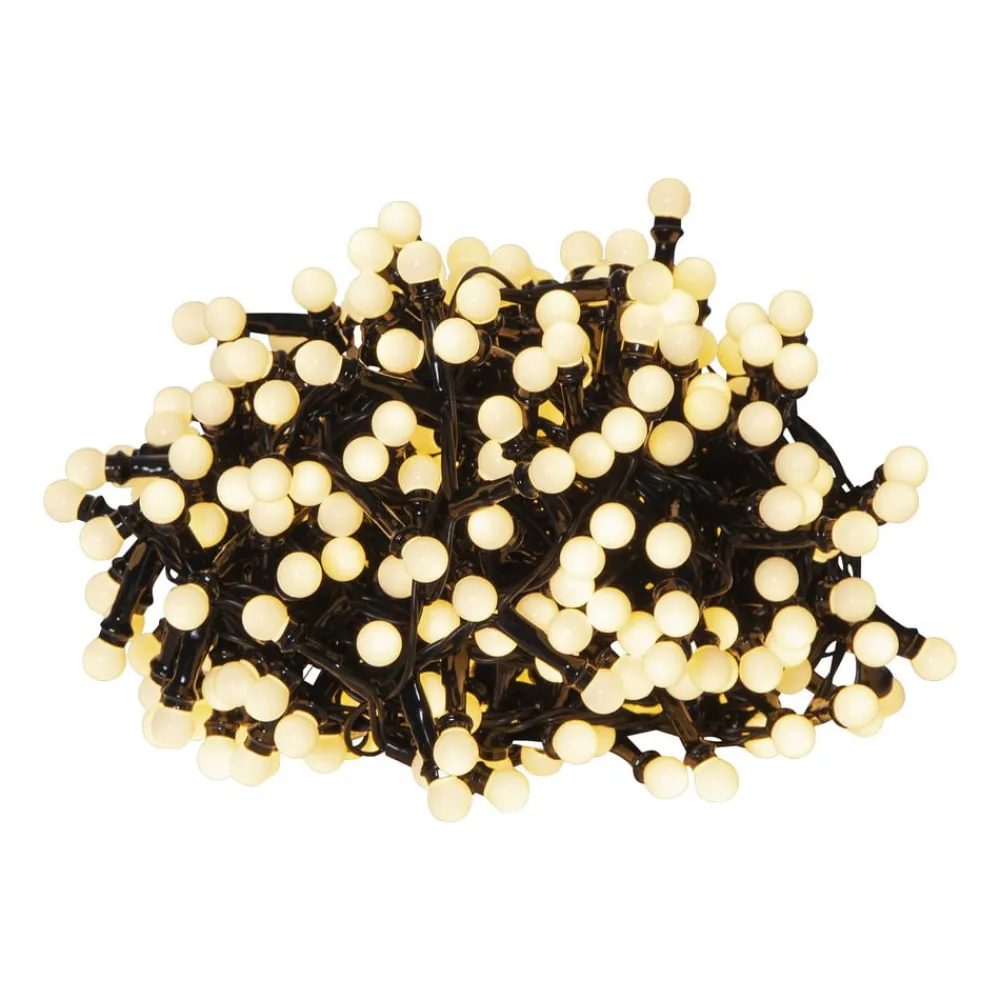 STAR TRADING Dekorationsbelysning > LED-lyskæde Berry Mini med timerfunktion hvid