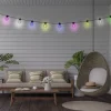 Näve Solcellelamper > LED-lyskæde CADENA, RGB, sort, 10 lyskilder, 10 m
