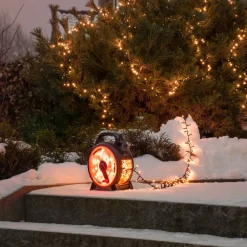 Konstsmide Christmas Dekorationsbelysning|Julelys Udendørs > LED lyskæde Compact amber 200 LED'er 4,38 m