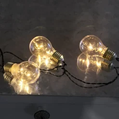 STAR TRADING Dekorationsbelysning > LED-lyskæde Glow Battery m. fem lysk.