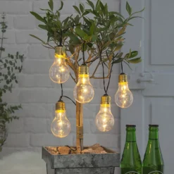STAR TRADING Dekorationsbelysning > LED-lyskæde Glow Battery m. fem lysk.