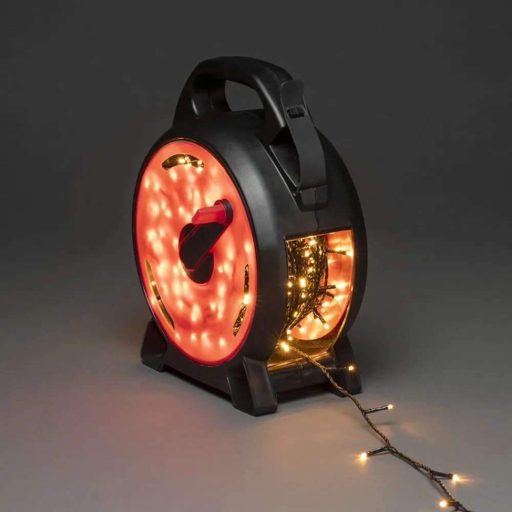 Konstsmide Christmas Julepynt|Julelys Udendørs > LED lyskæde Micro amber 100-flamme 6,93 m