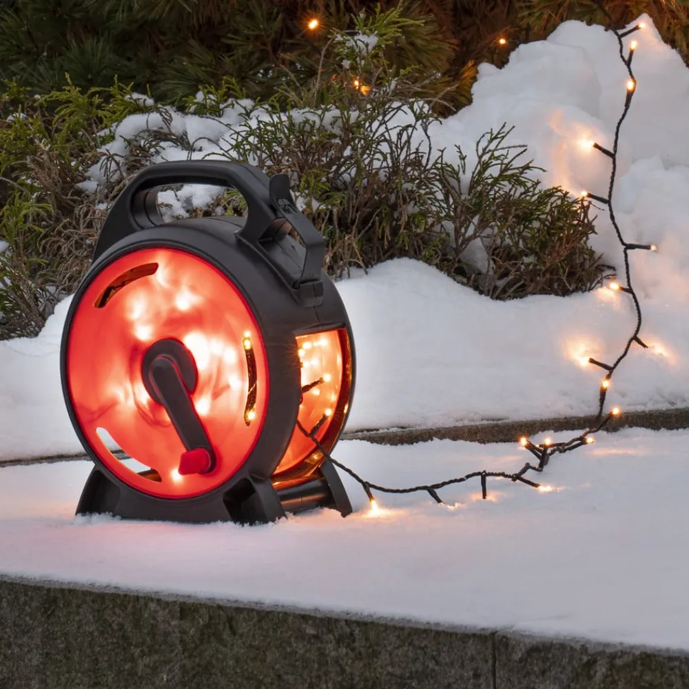 Konstsmide Christmas Julepynt|Julelys Udendørs > LED lyskæde Micro amber 100-flamme 6,93 m