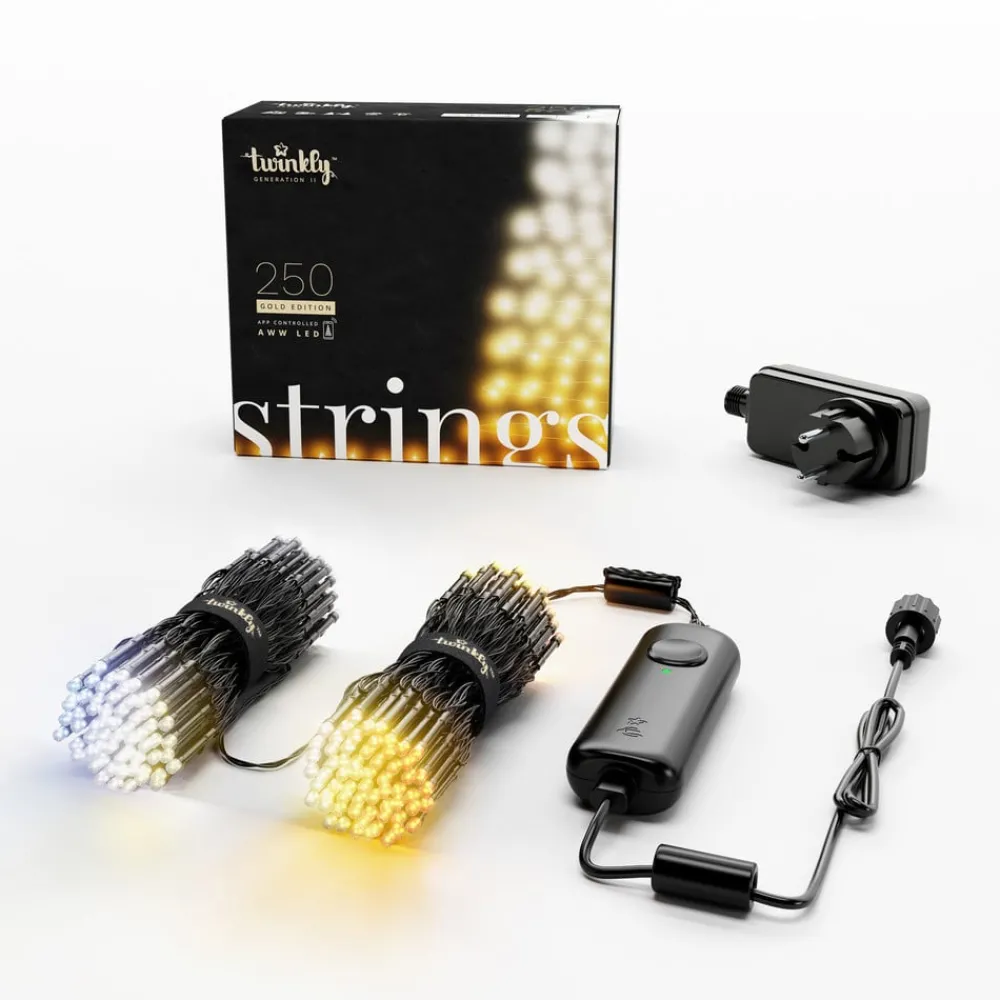 Dekorationsbelysning|Julepynt ^ twinkly LED-lyskæder CCT, 250-fl. 20 m sort