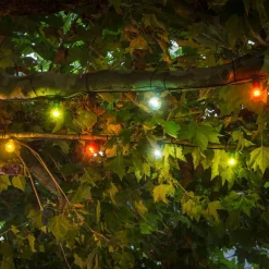 Konstsmide Christmas Dekorationsbelysning > LED-lyskæde til forlængelse af ølhaven, farverig