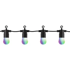 tint Dekorationsbelysning|Terrassebelysning > LED lyskæde Stella, 12-lys, CCT, RGB