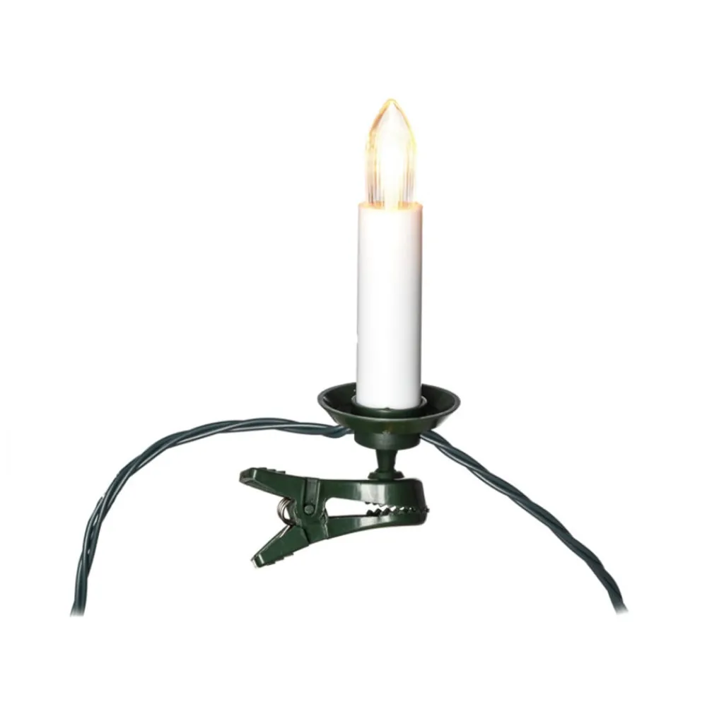 Konstsmide Christmas Dekorationsbelysning > LED-lyskæde top pærer IP20 rav 16-flamme