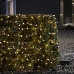 Konstsmide Christmas Dekorationsbelysning|Julepynt > LED-lyskæde t. udendørs m. lyssensor IP44 ww