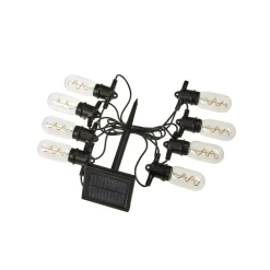 SMART GARDEN Dekorationsbelysning|Solcellelamper > LED-lyskæde Vintage 365, 8 lyskilder, glas, IP44