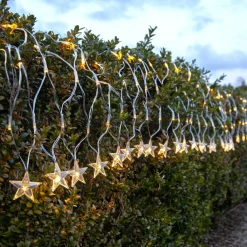 Julepynt|Vinduesdekoration ^ STAR TRADING LED-lysnet StarNet klar plast længde 480 cm 160 LED'er
