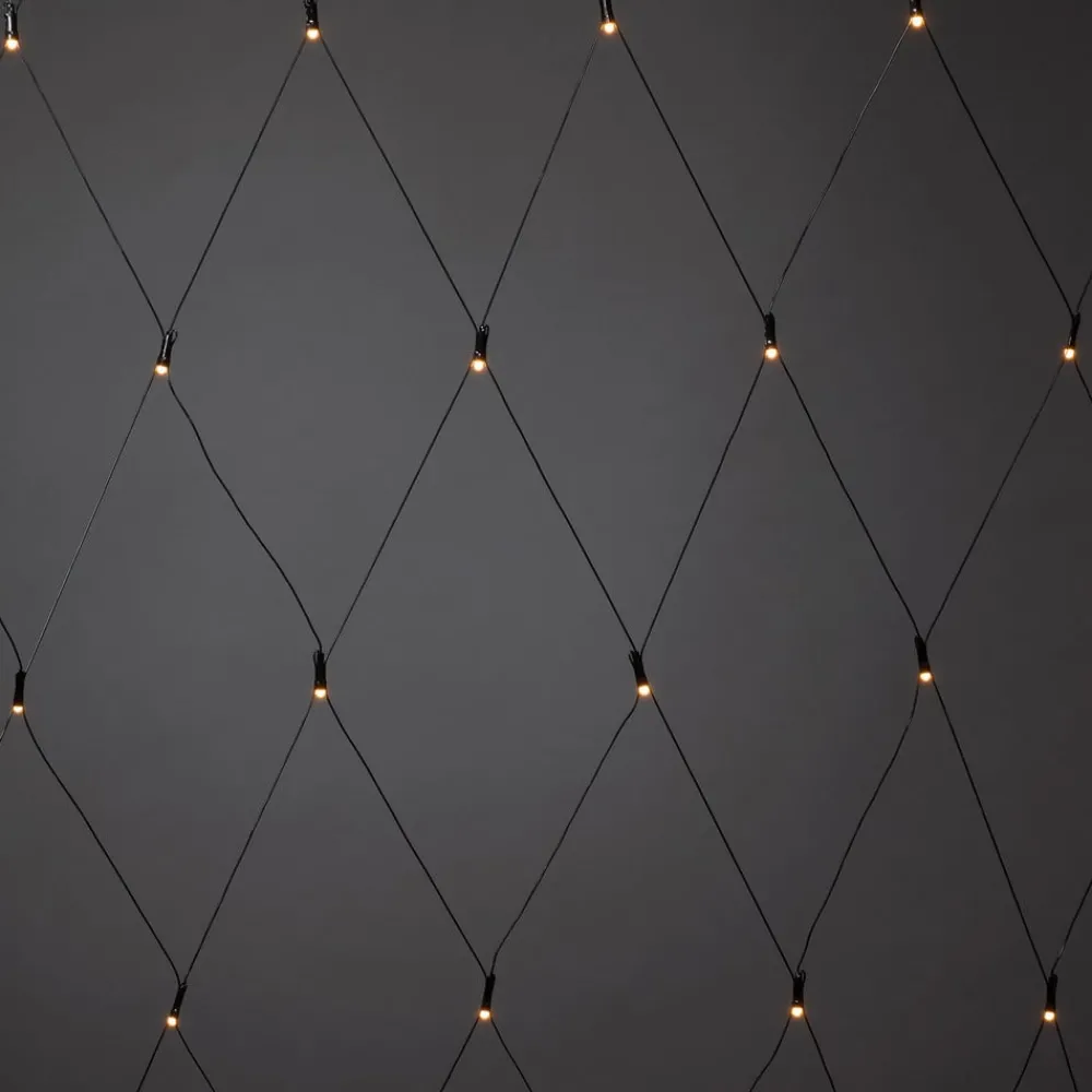Konstsmide Christmas Julepynt|Lysnet, Lysforhæng > LED-lysnet til udendørs brug, 64 rækker 200x200 cm