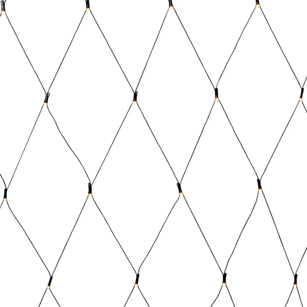 Konstsmide Christmas Julepynt|Lysnet, Lysforhæng > LED-lysnet til udendørs brug, 64 rækker 200x200 cm
