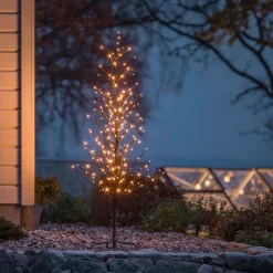 Konstsmide Christmas Julepynt|Juletræer > LED-lystræ, sort, 150 cm