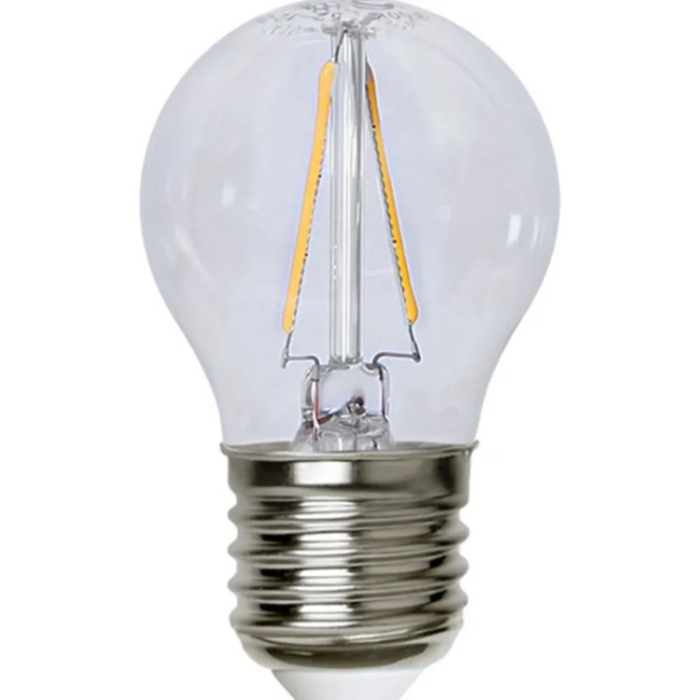 STAR TRADING Led Pærer > LED-miniglobe-pære E27 G45 2 W 2.700 K filament