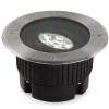 LEDS-C4 Nedgravet Udebelysning|Udendørs Spot > LED nedgravningslampe Gea, Ø 18 cm, 3000K, stål