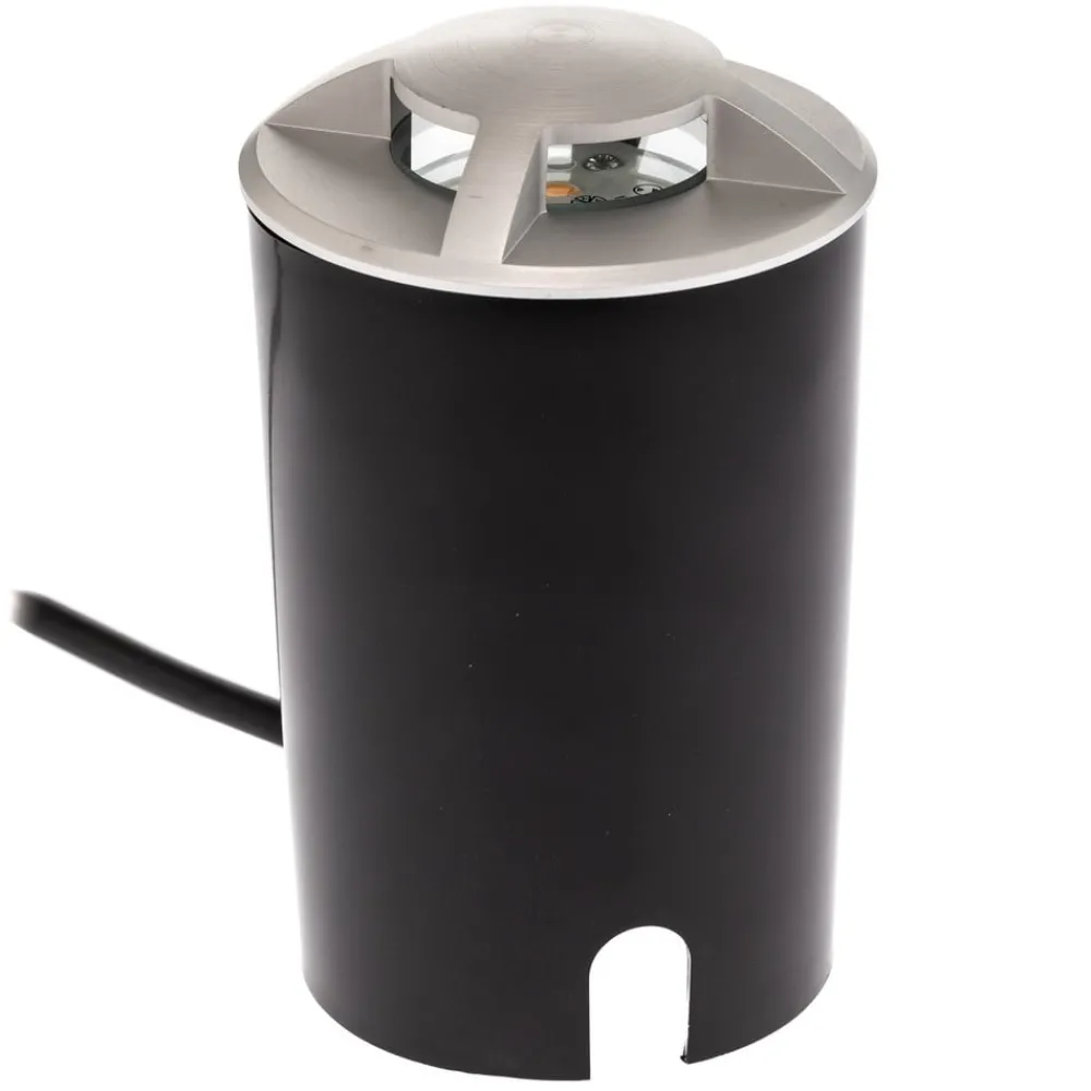 Nedgravet Udebelysning|Udendørs Spot ^ Lucande LED nedgravningsspot Anina i aluminium
