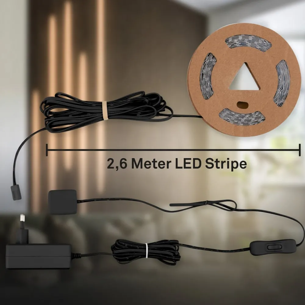 Briloner Dekorationsbelysning|Led Strips > LED-panel Pimp your panel, startsæt, længde 2,6 m