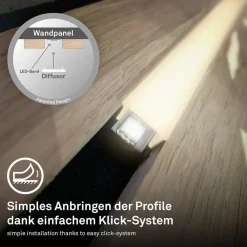 Briloner Dekorationsbelysning|Led Strips > LED-panel Pimp your panel, startsæt, længde 2,6 m