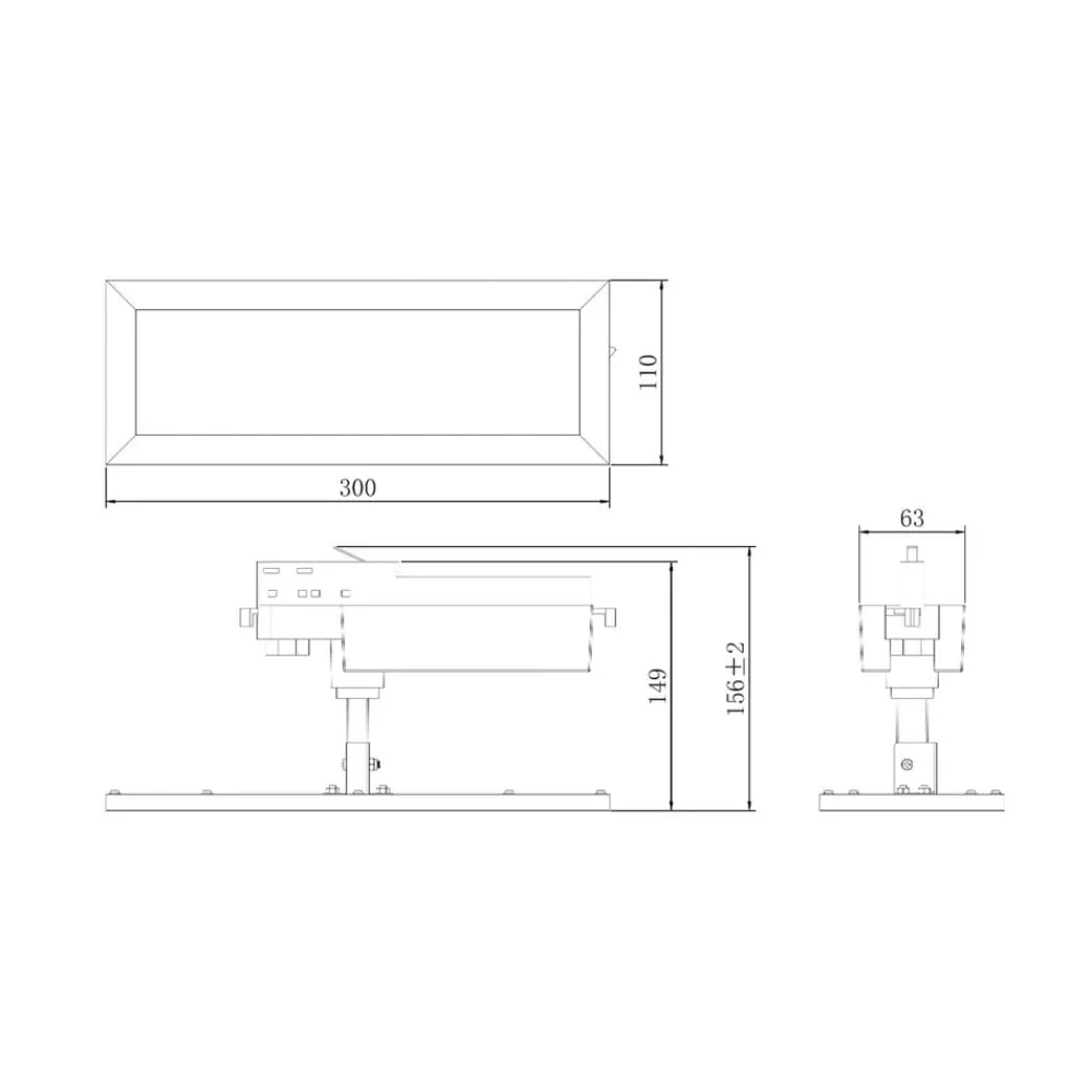 Deko-Light Skinnesystem > LED-panel TRACK LIGHT, sort, 3-faset, 4.000 K, tænd/sluk