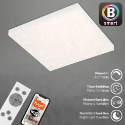 Arbejdsrum/Kontor ^ Briloner LED-panel uden ramme SL WiFi Bluetooth 45x45cm