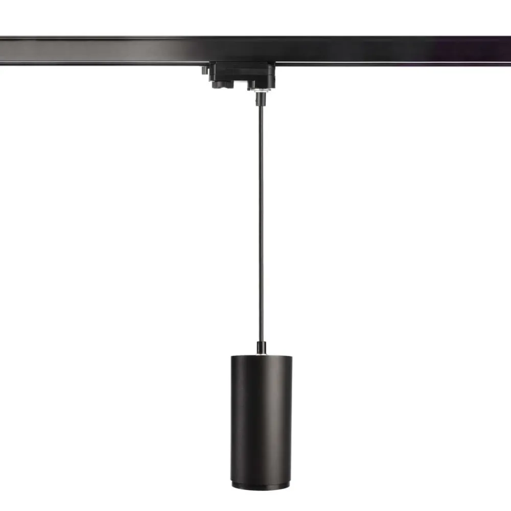 Deko-Light Skinnesystem > LED-pendellampe Lucea 3-faset 15W sort