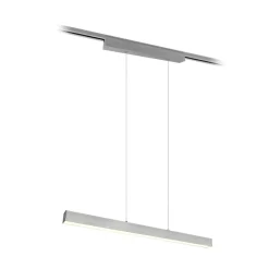 Skinnesystem ^ Trio Lighting LED-pendellampe Paros DUOline, bjælke, nikkel