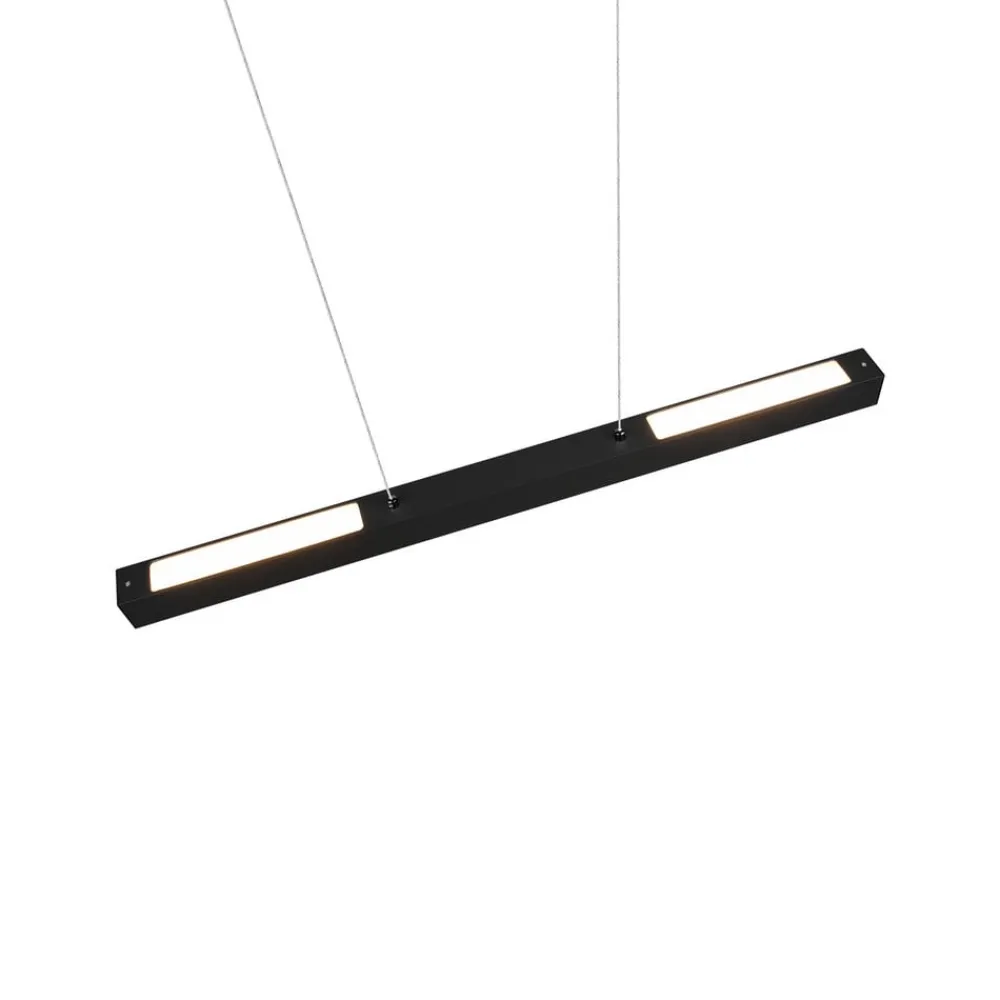 Skinnesystem ^ Trio Lighting LED-pendellampe Paros DUOline, bjælke, sort