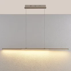 Pendellamper|Pendellamper ^ Lucande LED-pendellampe Tymon i bjælkeform, smal, udtræk