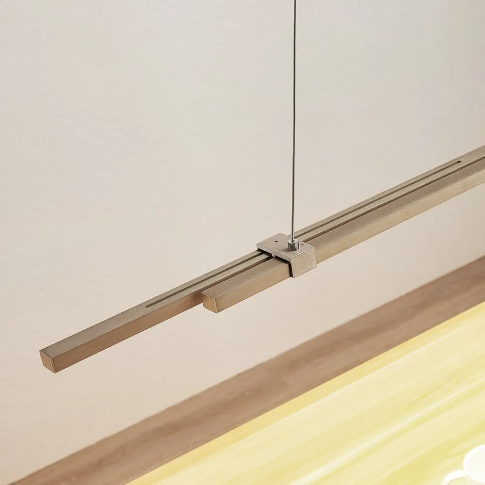 Pendellamper|Pendellamper ^ Lucande LED-pendellampe Tymon i bjælkeform, smal, udtræk