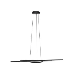 Pendellamper ^ EGLO LED-pendel Zillerio-Z sort ZigBee CCT dim