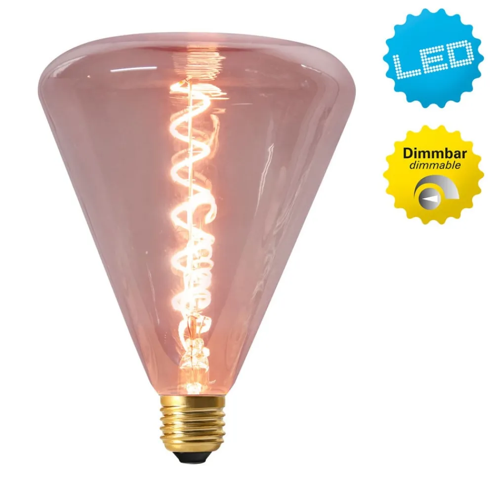 Näve Dæmpbar Led-Pære > LED-pære Dilly E27 4W 2200K dæmpbar, rødtonet