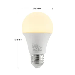 Arcchio Led Pærer > LED-pære E27 A60 9,5 W 3.000 K opal sæt med 10 stk