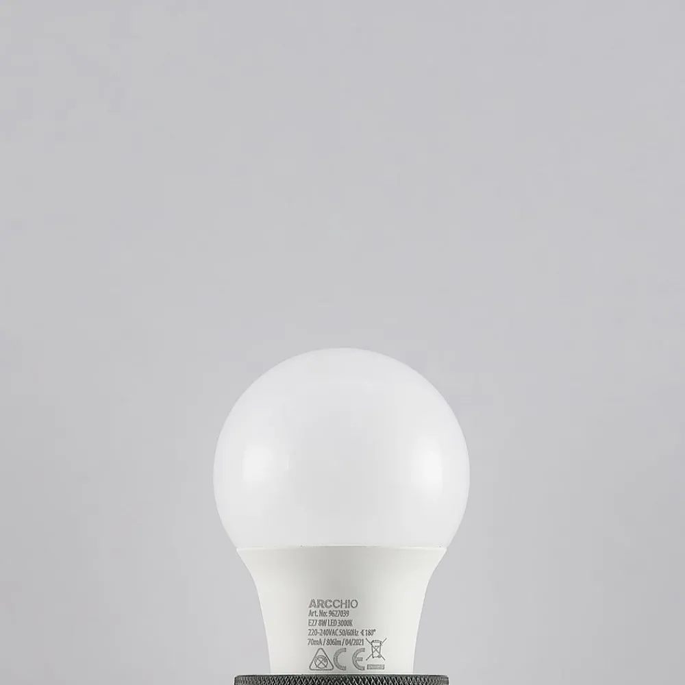 Led Pærer ^ Arcchio LED-pære E27 A60 8 W 3.000 K opal, sæt med 2 stk