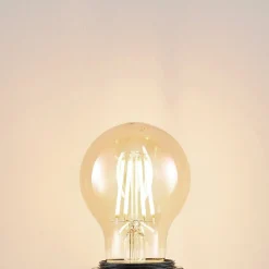 Arcchio Dæmpbar Led-Pære|Filament Pære > LED-pære E27 A60 6,5W 2.500K ravfarvet 3-trins dæmpbar
