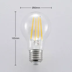 Dæmpbar Led-Pære|Filament Pære ^ Arcchio LED-pære E27 A60 6,5 W 827 3-trins-dæmper, 3 stk