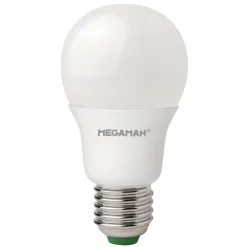 Led Pærer ^ MEGAMAN LED-pære E27 A60 5,5W, varmhvid