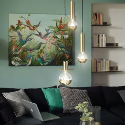 Paulmann Dæmpbar Led-Pære|Filament Pære > LED-pære E27 G125 827 6,5W Hovedspejl guld
